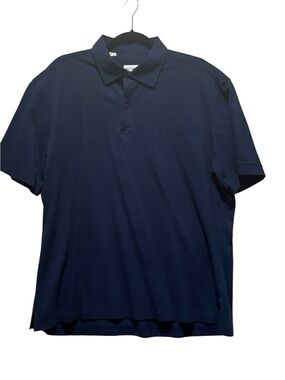 Munro - Men's Polo Shirt. Navy Blue. Size 46 and neck 18.